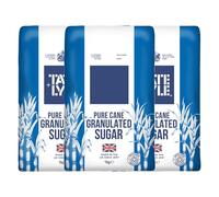 Ttate & Llyle Granulated Sugar 1kg (Pack of 3) | Pure Cane Sugar for Baking, Cooking & Beverages | Perfect for Everyday Use