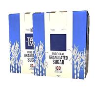 Ttate & Llyle Premium Granulated Cane Sugar - 3 kg (Pack of 2) | 100% Pure Cane Naturals - Vegan, Halal, Kosher, Gluten-Free - Ideal for Baking, Cooking & Beverage Service