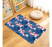 TTBAoDAoY Door Mats Indoor Rug, 40x60cm,Asian Underwater Koi Fish Spring Nature Carp Of Asiatic Pond Watercolor Life, Doormats for Bedroom Kitchen Hallway