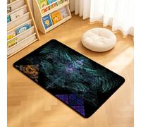 TTBAoDAoY Door Mats Indoor Rug, 40x60cm,Chaos Keeper Beautiful Intricate Fantasy Design Made Entirely From Detailed Interwoven Fractals, Doormats for Bedroom Kitchen Hallway