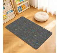 TTBAoDAoY Door Mats Indoor Rug, 40x60cm,Dark Mathematics Background Equations Diagrams And I Love Math Text, Doormats for Bedroom Kitchen Hallway
