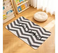 TTBAoDAoY Door Mats Indoor Rug, 40x60cm,Geometric Circle Decor Vortex Spirals Polygonal Rotated Lines Artsy Trippy Chord Design, Doormats for Bedroom Kitchen Hallway