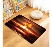TTBAoDAoY Door Mats Indoor Rug, 40x60cm,Powerful Explosion Nuclear Bomb In Ocean Nuclear War A High Resolution, Doormats for Bedroom Kitchen Hallway