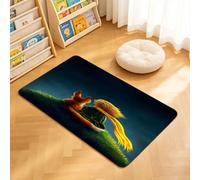 TTBAoDAoY Door Mats Indoor Rug, 40x60cm,The Little Prince And The Fox Look Up At The Sky, Doormats for Bedroom Kitchen Hallway