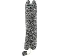 TTcat Catnip Silvervine Matatabi Pillow for Cats & Kittens,Cat Kicker Toy,Large Size Cat Pillow Soothing Plush Cat Toy(Grey).