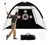 TTCBSPORTS Golf Practice Net 10x7ft for Garden, Golf Hitting Net for Backyard Driving, Chipping Nets and Mat Indoor/Outdoor - GolfNet Simulator for Home, Gift for Men/Dad (Net Only)