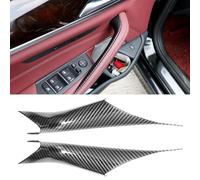TTCR-II 2PCS Door Handle Covers Compatible with 5 Series G30 G31 2016-2022,Driver Side and Front Row Passenger Door Pull Handle Covers 518d,520d,520i,525d,530d,530e,530i,540i (Carbon Fiber)