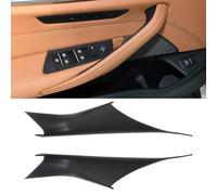 TTCR-II 2PCS Door Handle Covers Compatible with 5 Series G30 G31 2016-2022,Driver Side and Front Row Passenger Door Pull Handle Covers 518d,520d,520i,525d,530d,530e,530i,540i (Black)