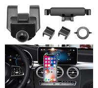 TTCR-II Customized Car Phone Holder Compatible with Mercedes Benz C Class, Smartphone Mount Mobile Phone Cradle for C Class 2015-2018, Smartphones Support for GLC 2015