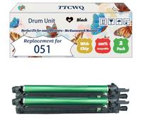 TTCWQ Compatible for Canon Drum Unit i-SENSYS LBP162dw MF-267dw (2BK)