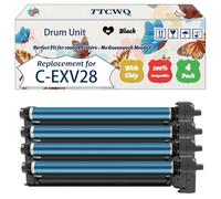 TTCWQ Compatible for Canon Drum Unit IR Advance C5051 C50451 (4BK)