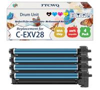 TTCWQ Compatible for Canon Drum Unit IR Advance C5051 C50451 (BCMY)