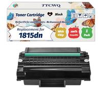 TTCWQ Compatible for Dell 1815dn Toner Cartridge Work for Dell 1815dn Printers, with Chip, High Yield 3000 Pages, High-Definition Printing (1 Pack Black)
