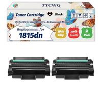 TTCWQ Compatible for Dell 1815dn Toner Cartridge Work for Dell 1815dn Printers, with Chip, High Yield 3000 Pages, High-Definition Printing (2-Pack Black)