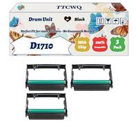 TTCWQ Compatible for Dell D1710 Drum Unit Work for Dell 1700 1710N 1700N P 1700 1710 P 1700N Printers, with Chip, High Yield 30000 Pages, High-Definition Printing (3 Pack Black)