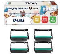 TTCWQ Compatible for Dell D4283 Imaging Drum Unit Work for Dell 1700 1700n 1700pn 1710 1710n P1700 Printers, with Chip, High Yield 40000 Pages, High-Definition Printing (4 Pack Black)