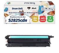 TTCWQ Compatible for Dell S2825cdn Drum Unit Work for Dell H625cdw H825cdw S2825 S2825cdn Printers, with Chip, High Yield 60000 Pages, High-Definition Printing (1 Pack Black)