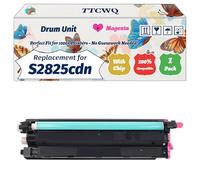TTCWQ Compatible for Dell S2825cdn Drum Unit Work for Dell H625cdw H825cdw S2825 S2825cdn Printers, with Chip, High Yield 60000 Pages, High-Definition Printing (1 Pack Magenta)