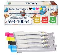 TTCWQ Compatible for Dell Toner Cartridges 5100CN (BCMY)