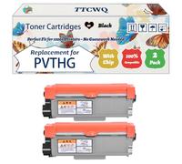 TTCWQ Compatible for Dell Toner Cartridges E310dw E515dw E514dw (2BK)