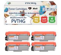 TTCWQ Compatible for Dell Toner Cartridges E310dw E515dw E514dw (4BK)
