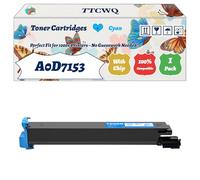 TTCWQ Compatible for Konica Minolta A0D7153 Toner Cartridges Work for Konica Minolta A0D7253 A0D7353 A0D7453 Magicolor 8650 Magicolor Printers (1 Pack Cyan)