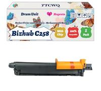 TTCWQ Compatible for Konica Minolta Bizhub C258 Drum Unit Work for Konica Minolta Bizhub C258 Bizhub C368 Bizhub Printers (1 Pack Magenta)