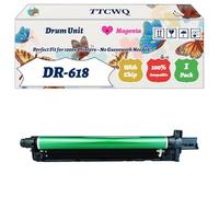TTCWQ Compatible for Konica Minolta DR-618 Drum Unit Work for Konica Minolta BizHub C450i C550i C650i Printers, with Chip, High Yield 340000 Pages, High-Definition Printing (1 Pack Magenta)