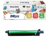 TTCWQ Compatible for Konica Minolta DR311 Drum Unit Work for Konica Minolta bizhub C220 C280 C360 Printers, with Chip, High Yield 80000 Pages, High-Definition Printing (1 Pack Black)