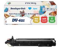 TTCWQ Compatible for Konica Minolta DV-621 Developer Unit Work for Konica Minolta AccurioPrint C 750 i AccurioPrint C 751 Printers (1 Pack Cyan)