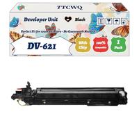 TTCWQ Compatible for Konica Minolta DV-621 Developer Unit Work for Konica Minolta AccurioPrint C 750 i AccurioPrint C 751 Printers (1 Pack Black)