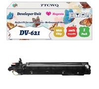 TTCWQ Compatible for Konica Minolta DV-621 Developer Unit Work for Konica Minolta Bizhub C 450 i C 451 i C 550 i C 551 i C 650 i C 651 i C 750 i C 751 Printers (1 Pack Magenta)