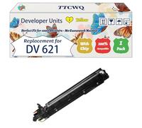 TTCWQ Compatible for Konica Minolta DV 621 Developer Units Work for Konica Minolta C450i C451i C550i C551i C650i C651i C750i Printers (1 Pack Yellow)