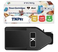 TTCWQ Compatible for Konica Minolta TNP81 Toner Cartridges Work for Konica Minolta Bizhub C 3300 i Bizhub C 4000 i Printers, with Chip, High Yield 13000 Pages, High-Definition Printing (1 Pack Black)