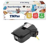 TTCWQ Compatible for Konica Minolta TNP90 Toner Cartridges Work for Konica Minolta Bizhub 4050 i 4051 i 4750 i 4751 Printers (1 Pack Black)