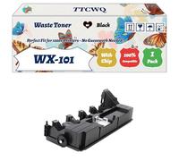 TTCWQ Compatible for Konica Minolta WX-101 Waste Toner Container Work for Konica Minolta BizHub C220 C280 C360 Printers, with Chip, High Yield 60000 Pages, High-Definition Printing (1 Pack Black)