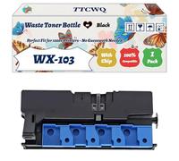 TTCWQ Compatible for Konica Minolta WX-103 Waste Toner Bottle Work for Konica Minolta BizHub C364 BizHub C454 BizHub Printers (1 Pack Black)
