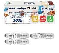 TTCWQ Compatible for Ricoh 2035 Toner Cartridge Work for Ricoh Aficio 3035PS 3045 3045AD 3045P 3045PS Printers, with Chip, High Yield 23000 Pages, High-Definition Printing (3 Pack Black)