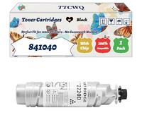 TTCWQ Compatible for Ricoh 841040 Toner Cartridges Work for Ricoh Aficio MP2500 MP2500LN MP2500SP Printers, with Chip, High Yield 53000 Pages, High-Definition Printing (1 Pack Black)