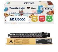 TTCWQ Compatible for Ricoh IM C6000 Toner Cartridge Work for Ricoh IM C4500 C5500 C6000 Printers, with Chip, High Yield 41000 Pages, High-Definition Printing (1 Pack Black)