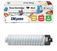 TTCWQ Compatible for Ricoh IM3000 Toner Cartridge Work for Ricoh Aficio MP 3555 ASP MP 3555 Series MP 3555 SP MP 3555 SP AD MP 3555 SP TE MP 3555 Printers (1 Pack Black)
