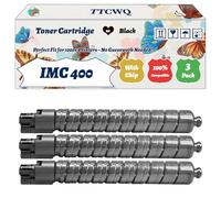 TTCWQ Compatible for Ricoh IMC 400 Toner Cartridge Work for Ricoh IMC400 IMC400F Printers, with Chip, High Yield 29800 Pages, High-Definition Printing (3 Pack Black)