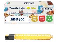 TTCWQ Compatible for Ricoh IMC 400 Toner Cartridge Work for Ricoh IMC400 IMC400F Printers, with Chip, High Yield 29800 Pages, High-Definition Printing (1 Pack Yellow)