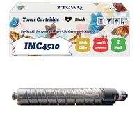 TTCWQ Compatible for Ricoh IMC4510 Toner Cartridge Work for Ricoh IM C 4510 IM C 4510 A IM C 4510 SD IM C 5510 IM C 5510 A IM C 6010 IM C 6010 Printers (1 Pack Black)