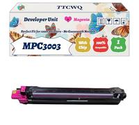 TTCWQ Compatible for Ricoh MPC3003 Developer Unit Work for Ricoh MPC3003 C3503 C4503 C5503 C6003 C2503 Printers, with Chip, High Yield 60000 Pages, High-Definition Printing (1 Pack Magenta)