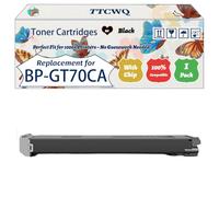 TTCWQ Compatible for Sharp BP-GT70CA Toner Cartridges Work for Sharp BP-50C26 BP-50C31 BP-50C36 BP-50C45 BP-50C55 Printers (1 Pack Black)