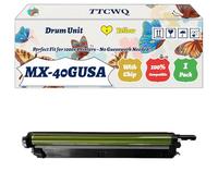 TTCWQ Compatible for Sharp MX-40GUSA Drum Unit Work for Sharp MX-4070 MX-4070N MX-4070V MX-5050 MX-5050N MX-5050V Printers (1 Pack Yellow)