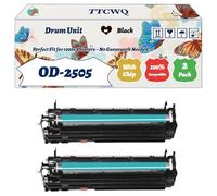 TTCWQ Compatible for Toshiba OD-2505 Drum Unit Work for Toshiba E-Studio 2006 E-Studio 2007 E-Studio 2303 A E-Studio 2303 AM E-Studio 2303 Printers (2-Pack Black)