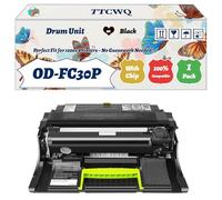 TTCWQ Compatible for Toshiba OD-FC30P Drum Unit Work for Toshiba E-Studio 305 CP 305 CS 306 CS Printers, with Chip, High Yield 80000 Pages, High-Definition Printing (1 Pack Black)