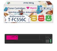 TTCWQ Compatible for Toshiba T-FC556C Toner Cartridges Work for Toshiba E-Studio 6506 ACT 7506 AC 7506 ACG 7506 ACT 7506 Printers (1 Pack Magenta)